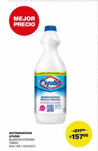 Atomo Conviene Quitamanchas ayudin oferta