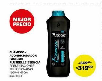 Atomo Conviene Shampoo acondicionador familiar plusbelle esencia oferta