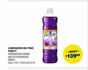 Atomo Conviene Limpiador de piso poett oferta