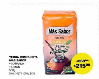Atomo Conviene Yerba compuesta mas sabor oferta