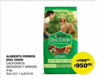 Atomo Conviene Alimento perros dog chow oferta