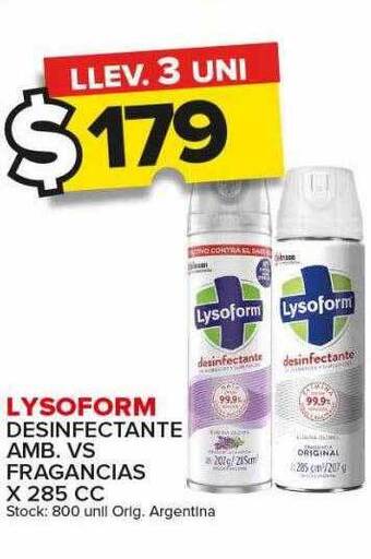 Carrefour Maxi Lysoform desinfectante amb vs fragancias oferta