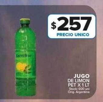 Carrefour Maxi Jugo de limon oferta