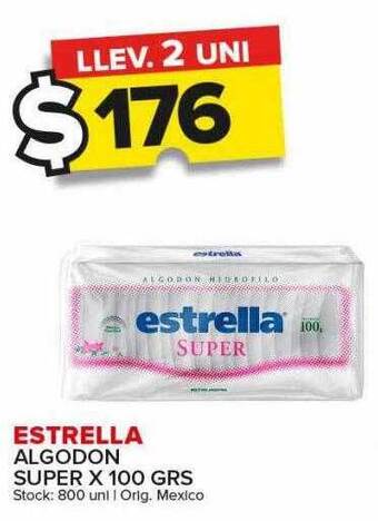 Carrefour Maxi Estrella algodon super oferta