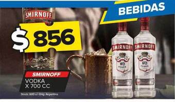 Carrefour Maxi Smirnoff vodka oferta
