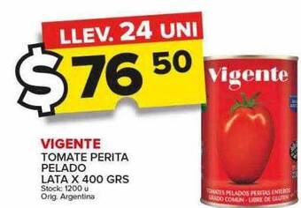 Carrefour Maxi Vigente tomate perita pelado oferta