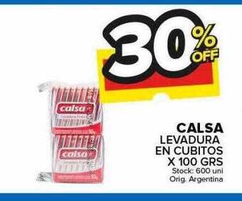Carrefour Maxi Calsa levadura en cubitos oferta
