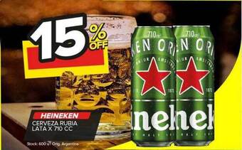 Carrefour Maxi Heineken cerveza rubia oferta