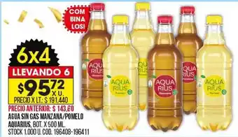 Coto Agua sin gas manzana pomelo aquarius oferta