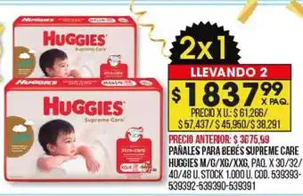 Coto Pañales para bebés supreme care huggies oferta