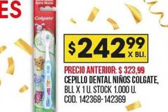 Coto Cepillo dental niños colgate oferta