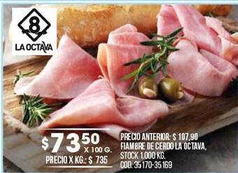 Coto Fiambre de cerdo la octava oferta