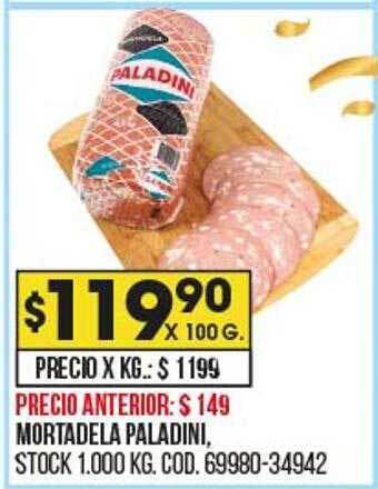 Coto Mortadela paladini oferta