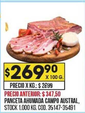 Coto Panceta ahumada campo austral oferta