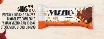 Coto Chocolate con leche y maní vizzio oferta