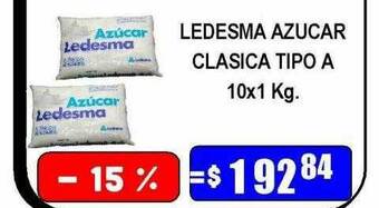 Dulcenter Ledesma azucar clasica tipo a oferta