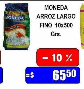 Dulcenter Moneda arroz largo fino oferta