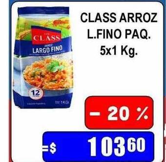 Dulcenter Class arroz l fino paq oferta