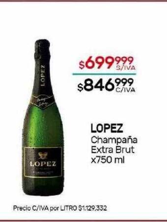 Nini Mayorista Lopez champaña extra brut oferta