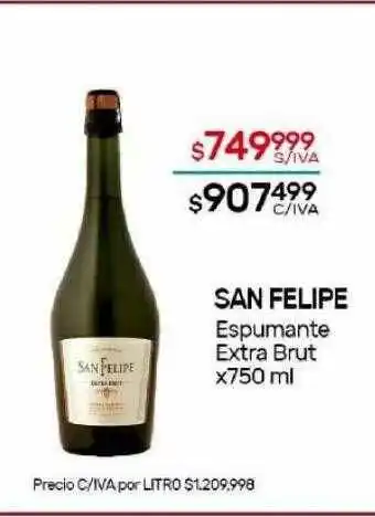 Nini Mayorista San felipe espumante extra brut oferta