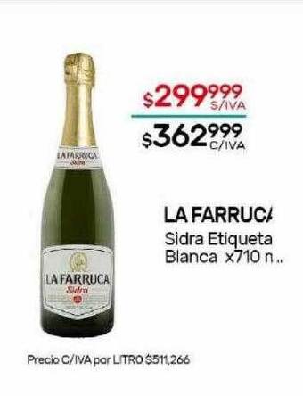 Nini Mayorista La farruca sidra etiqueta blanca oferta