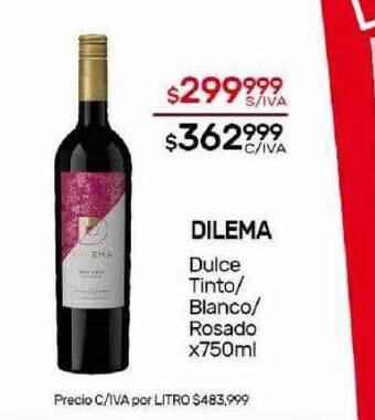 Nini Mayorista Dilema dulce tinto blanco rosado oferta