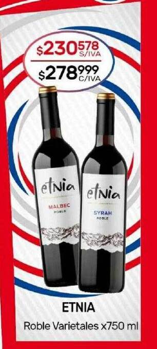 Nini Mayorista Etnia roble varietales oferta