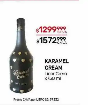 Nini Mayorista Karamel cream licor crem oferta