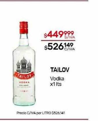 Nini Mayorista Tailov vodka oferta