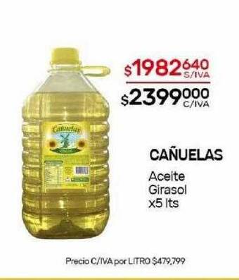 Nini Mayorista Cañuelas aceite girasol oferta