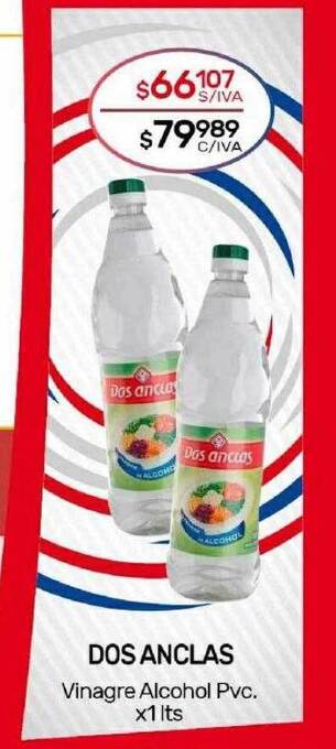 Nini Mayorista Dos anclas vinagre alcohol pvc oferta