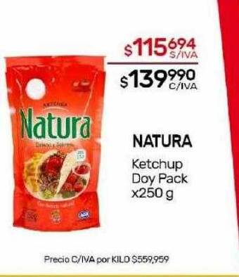 Nini Mayorista Natura ketchup doy pack oferta