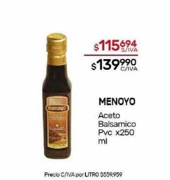 Nini Mayorista Menoyo aceto balsamico pvc oferta