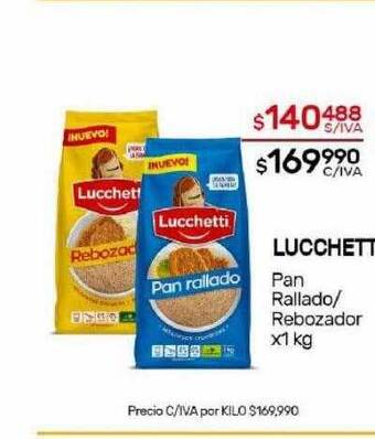 Nini Mayorista Lucchetti pan rallado rebozador oferta