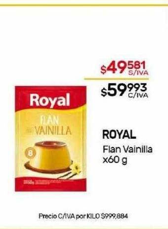 Nini Mayorista Royal flan vainilla oferta
