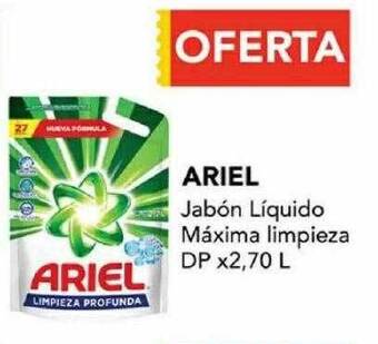 Nini Mayorista Ariel jabón liquido maxima limpieza oferta
