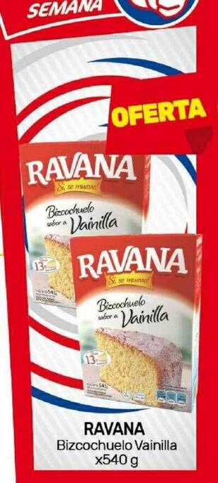 Nini Mayorista Ravana bizcochuelo vainilla oferta