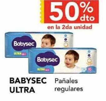 Nini Mayorista Babysec ultra pañales regulares oferta
