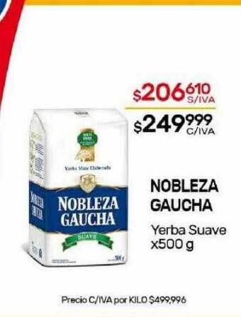 Nini Mayorista Nobleza gaucha yerba suave oferta