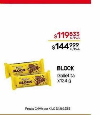Nini Mayorista Block galletita oferta