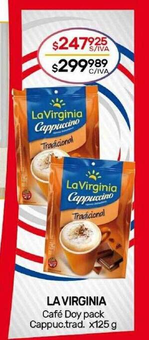 Nini Mayorista La virginia café doy pack cappuc trad oferta