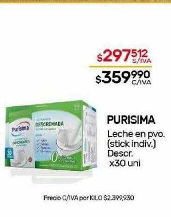 Nini Mayorista Purisima leche en pvo oferta