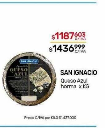 Nini Mayorista San ignacio queso azul horma oferta