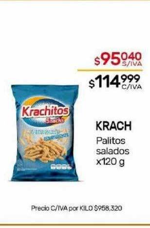 Nini Mayorista Krach palitos salados oferta