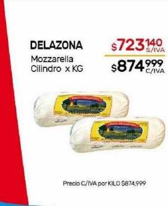 Nini Mayorista Delazona mozzarella cilindro oferta