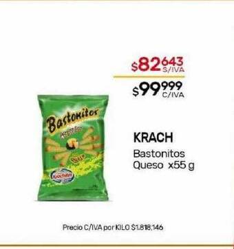 Nini Mayorista Krach bastonitos queso oferta