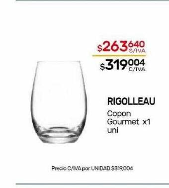 Nini Mayorista Rigolleau copon gourmet oferta