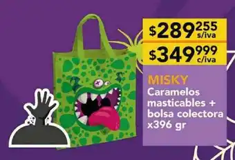 Nini Mayorista Misky caramelos masticables + bolsa colectora oferta