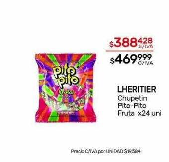 Nini Mayorista Lheritier chupetin pito-pito fruta oferta