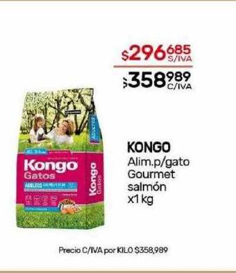 Nini Mayorista Kongo alim p gato gourmet salmón oferta